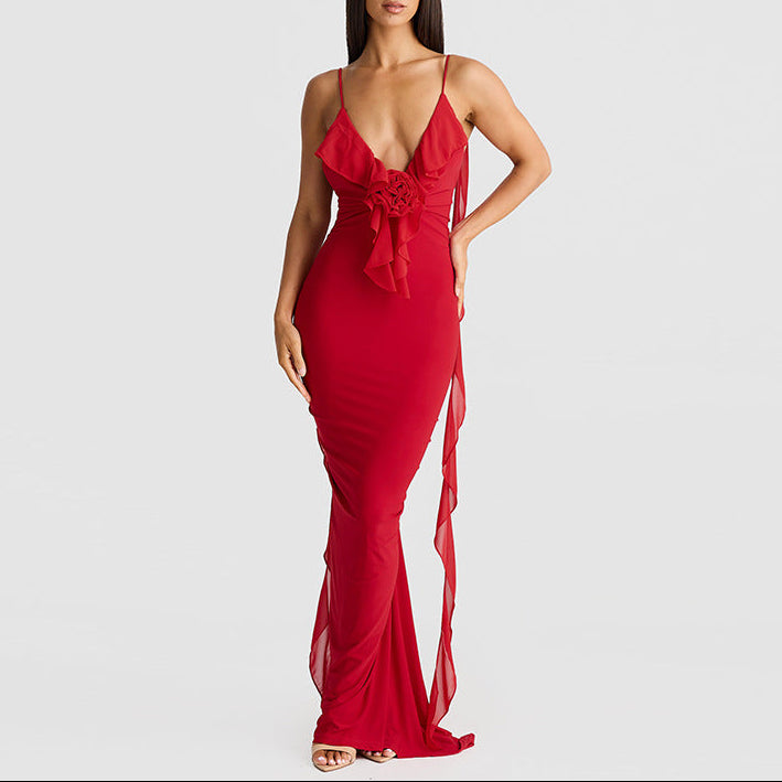 Women's Clothing Fashion Suspenders Dress Women
