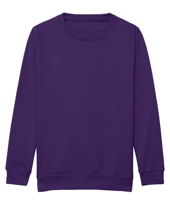 Kids Premium Comfy Crew Neck Sweatshirt – Soft Cotton Blend & Brushed Fleece
