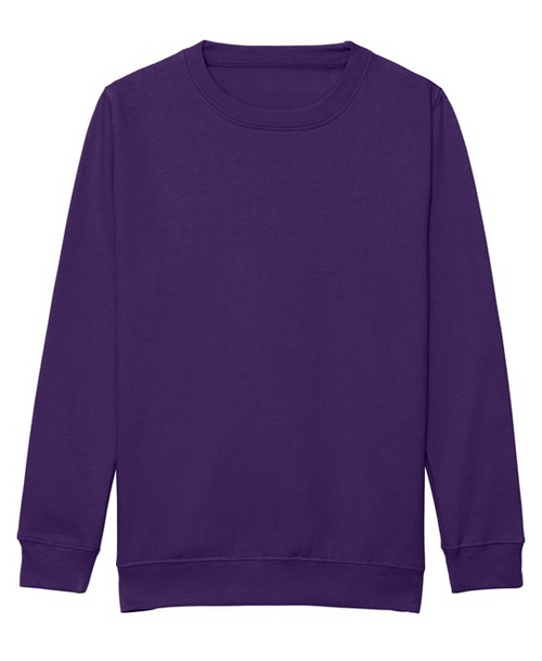 Kids Premium Comfy Crew Neck Sweatshirt – Soft Cotton Blend & Brushed Fleece
