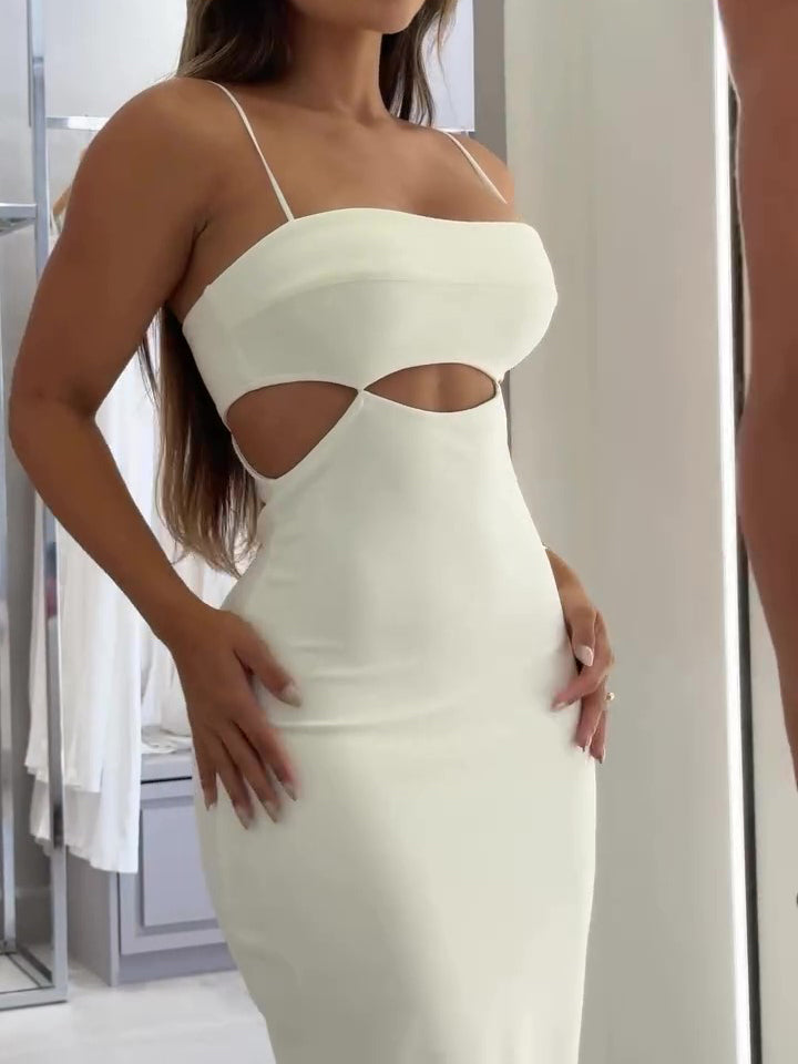 Elegant Bodycon Maxi Dress – Sexy Slim Fit Evening Outfit